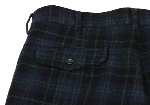 COMME des GARCONS HOMME PLUS Wool Blend Checked Tapered Pants K-174182_011