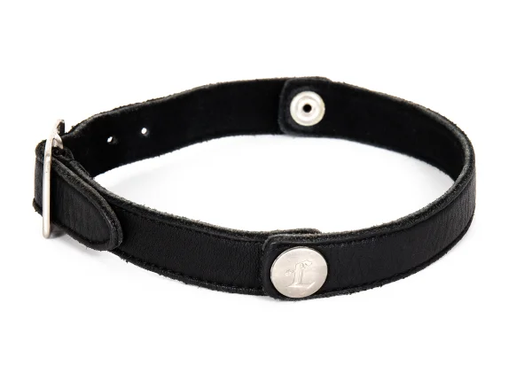 LIMI feu Snap Button Leather Choker K-174189_002
