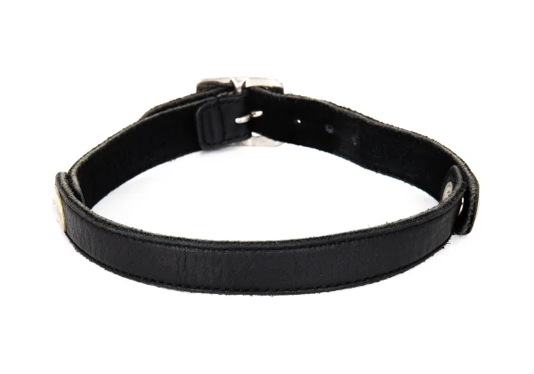 LIMI feu Snap Button Leather Choker K-174189_004