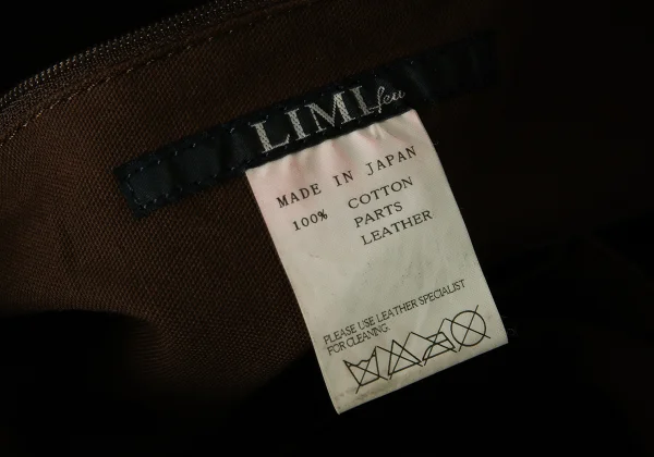 LIMI feu Leather Switching Canvas Tote Bag K-174191_014