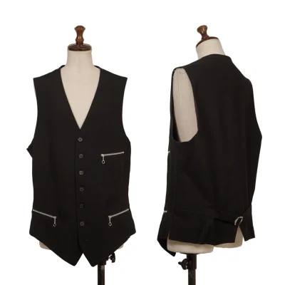 S'YTE Wool Gabardine Zip Pocket Vest
