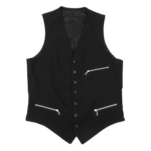 S'YTE Wool Gabardine Zip Pocket Vest K-174209_002