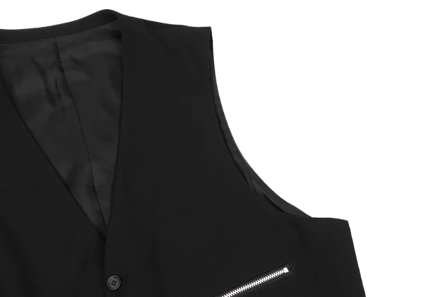 S'YTE Wool Gabardine Zip Pocket Vest K-174209_005