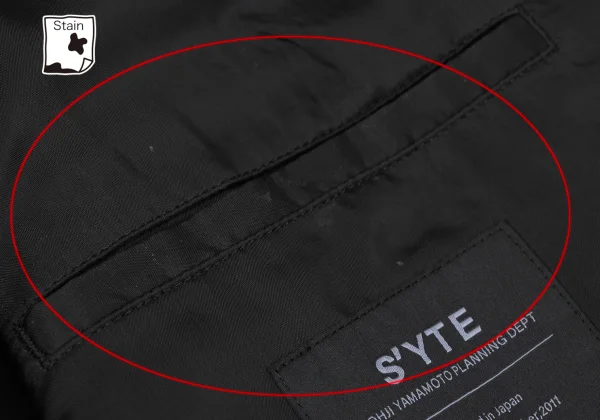 S'YTE Wool Gabardine Zip Pocket Vest K-174209_011