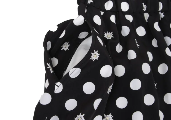 Y's.... Dot Floral Print Balloon Pants K-174210_004