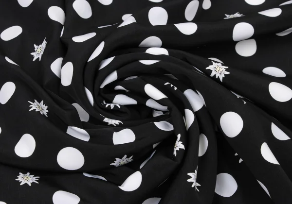 Y's.... Dot Floral Print Balloon Pants K-174210_010