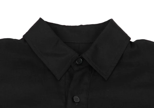 Yohji Yamamoto collections Draped Hem Long Shirt Dress K-174213_004