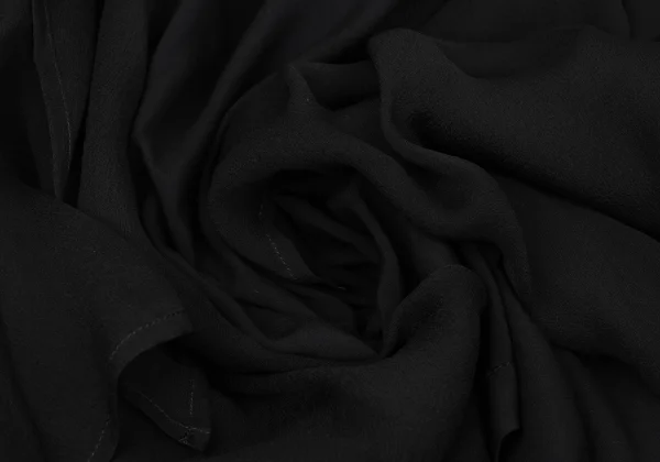 Yohji Yamamoto FEMME Sheer Panel Draped Skirt K-174215_010