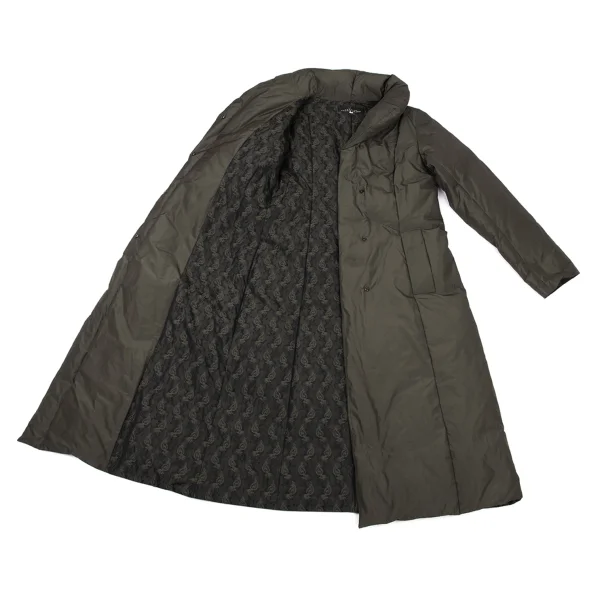 yoshie inaba Botanical Jacquard Down Coat Charcoal 9 K-174222_001