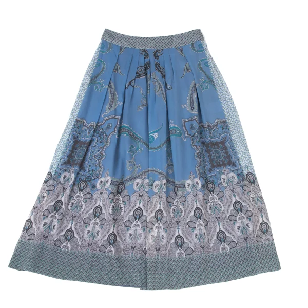 yoshie inaba Paisley Silk Flared Skirt K-174223_002