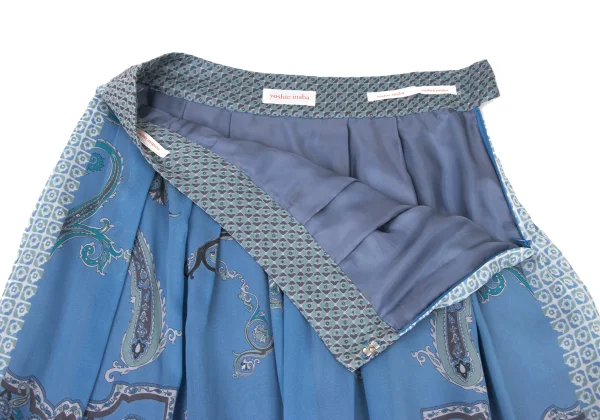 yoshie inaba Paisley Silk Flared Skirt K-174223_004