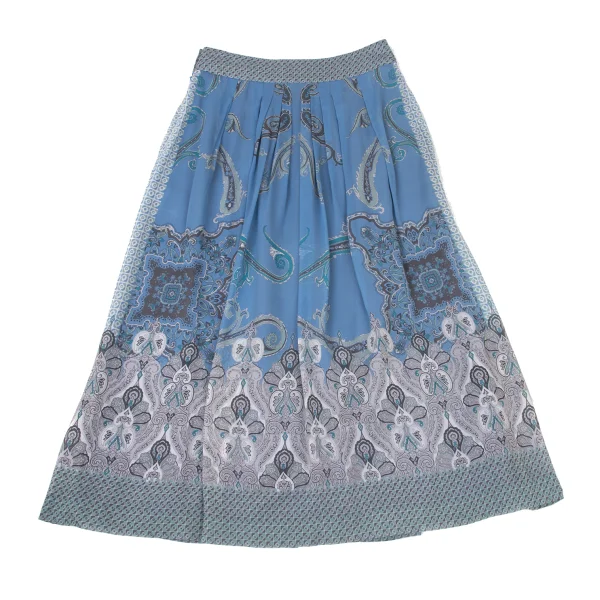 yoshie inaba Paisley Silk Flared Skirt K-174223_008