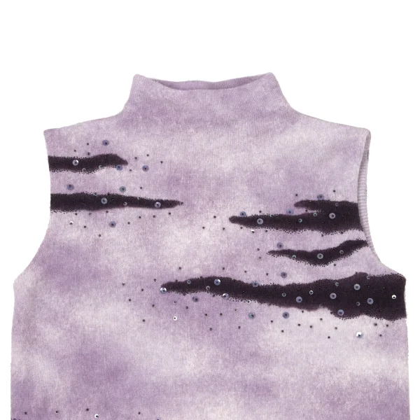 K OF KRIZIA Angora Blend Wool Sequin Sleeveless Knit K-174228_003