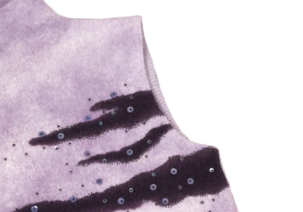 K OF KRIZIA Angora Blend Wool Sequin Sleeveless Knit K-174228_005