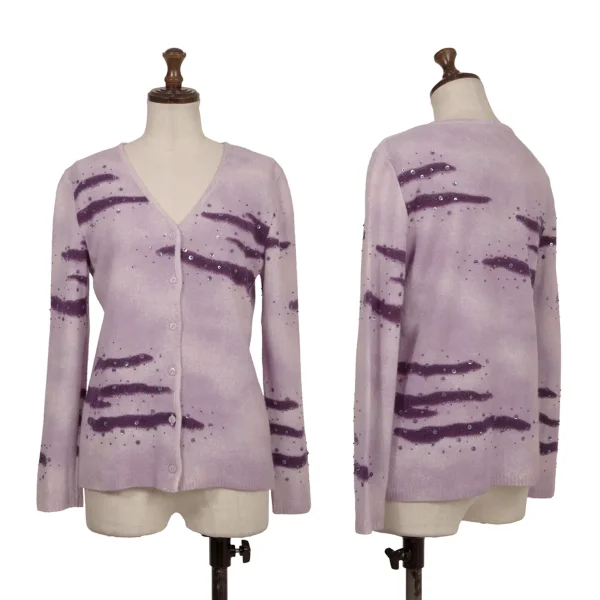 K OF KRIZIA Angora Blend Wool Sequin Knit Ensemble K-174230_010