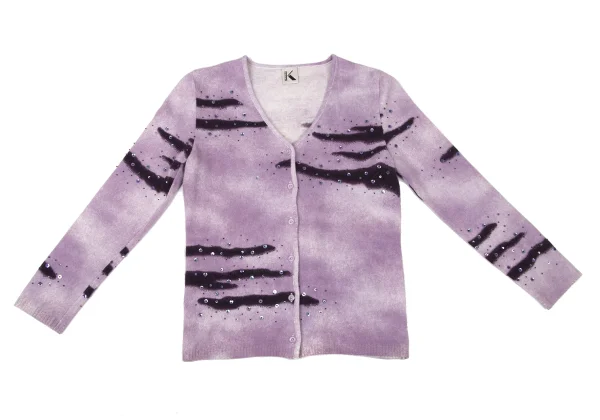 K OF KRIZIA Angora Blend Wool Sequin Knit Ensemble K-174230_011