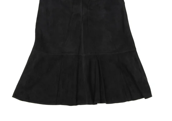 K OF KRIZIA Lambskin Suede Skirt K-174231_005
