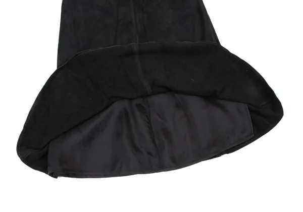 K OF KRIZIA Lambskin Suede Skirt K-174231_006