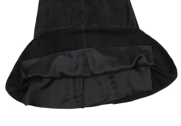 K OF KRIZIA Lambskin Suede Skirt K-174231_007