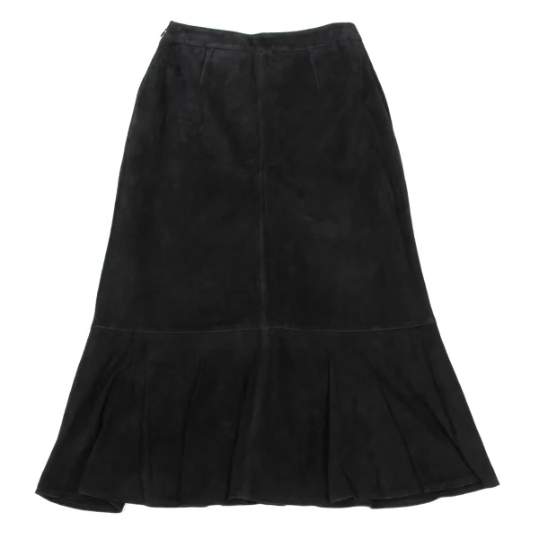 K OF KRIZIA Lambskin Suede Skirt K-174231_008