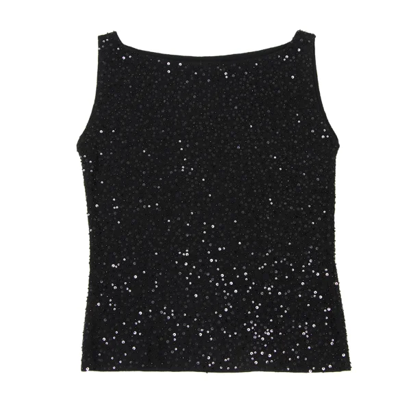 FRANCO FERRARO Sequin Sleeveless Knit Top K-174232_002