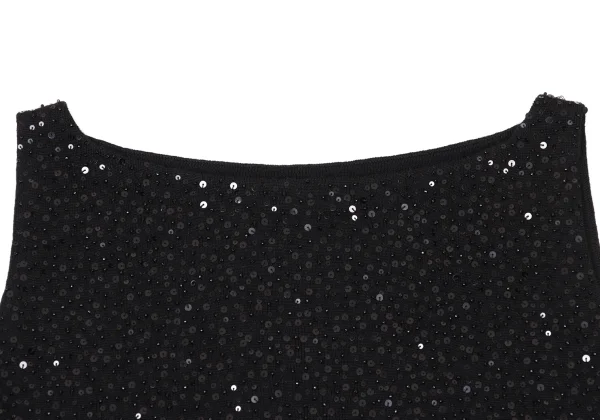 FRANCO FERRARO Sequin Sleeveless Knit Top K-174232_004