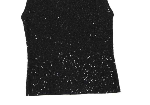 FRANCO FERRARO Sequin Sleeveless Knit Top K-174232_006