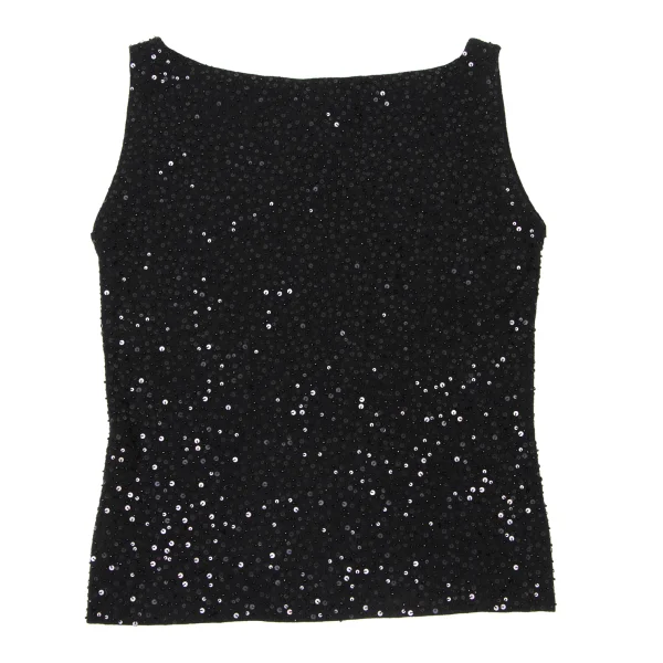 FRANCO FERRARO Sequin Sleeveless Knit Top K-174232_008
