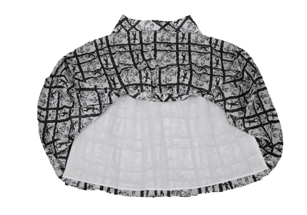 LaPeriode yoshie inaba Cotton Printed Tiered Skirt K-174233_006