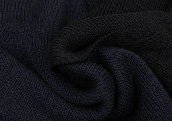 RISMAT by Y's Cotton Asymmetry Bicolor Switching Knit Sweater K-174238_012