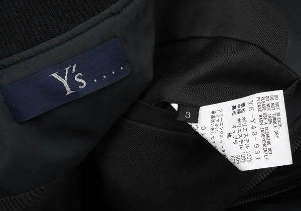 Y's.... Poly Padded Bomber Jacket K-174239_017