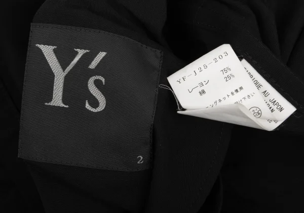 Y's Rayon Cotton Hooded Jacket K-174240_016