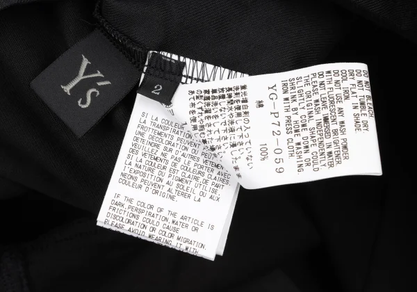 Y's Logo Stitch Side Line Easy Pants K-174241_014