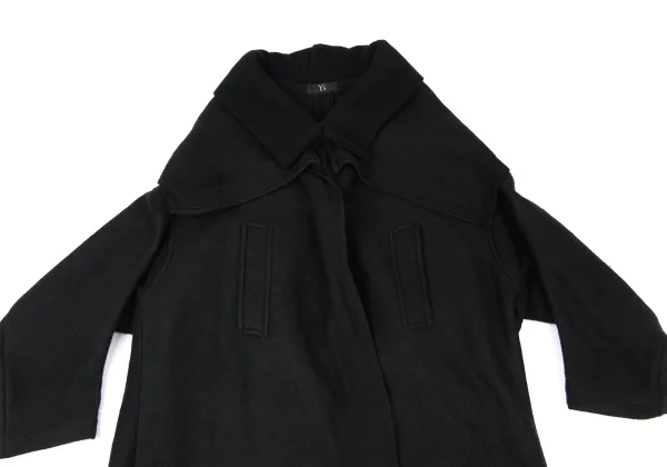 Y's Brushed Wool Double Collar Coat  K-174243_003