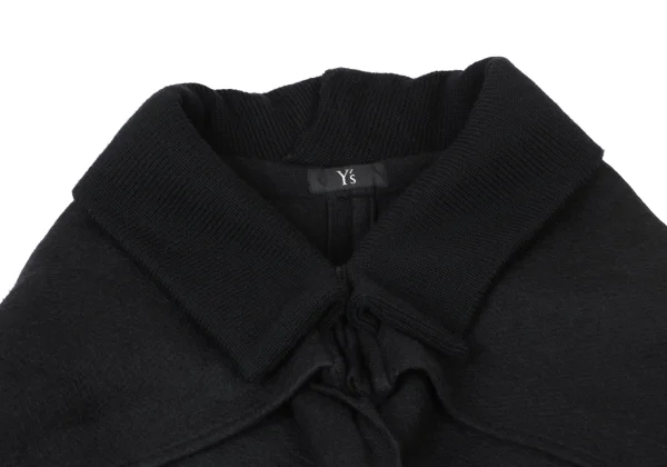 Y's Brushed Wool Double Collar Coat  K-174243_004