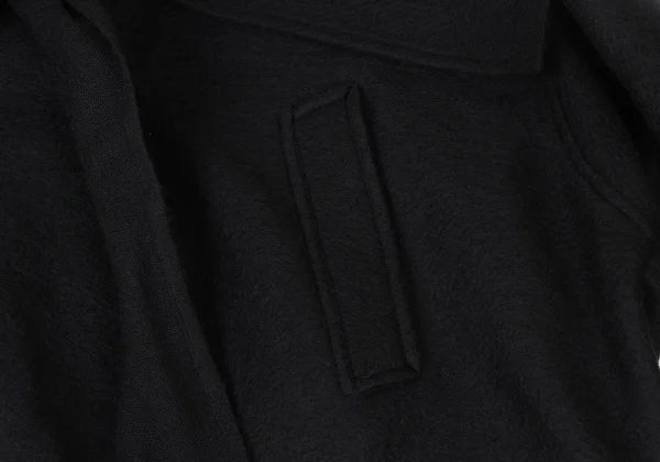 Y's Brushed Wool Double Collar Coat  K-174243_010