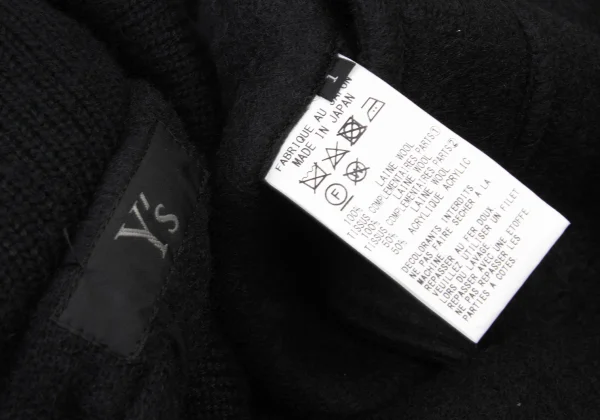 Y's Brushed Wool Double Collar Coat  K-174243_017