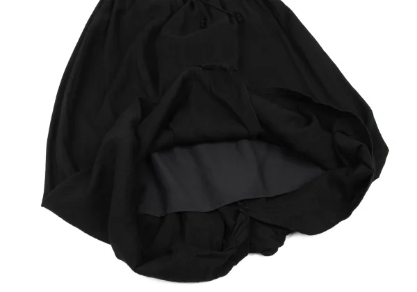 Y's Linen Rayon Draped Design Skirt K-174245_009