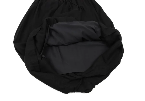 Y's Linen Rayon Draped Design Skirt K-174245_010