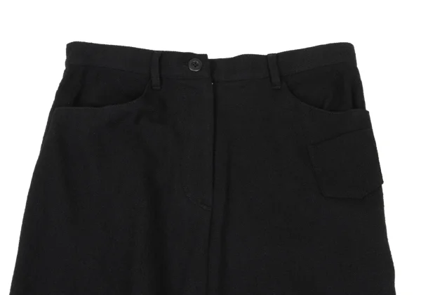 REGULATION yohji yamamoto Wool Blend Dropped Crotch Pants K-174246_002