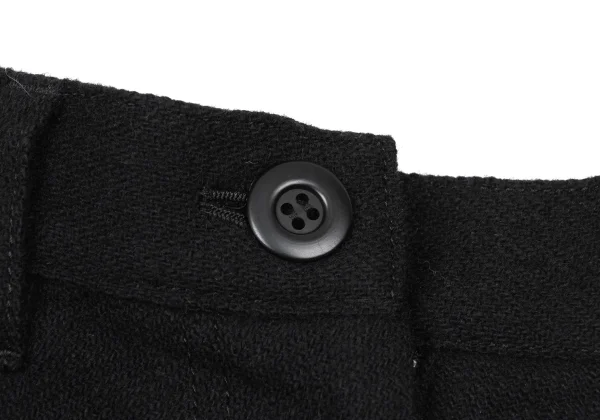 REGULATION yohji yamamoto Wool Blend Dropped Crotch Pants K-174246_003