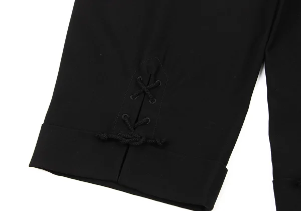 REGULATION yohji yamamoto Wool Gaba Hem Lace-Up Pants K-174247_010