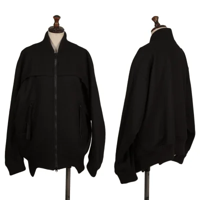 Ground Y Melton Wool Inside-Out Zip Blouson