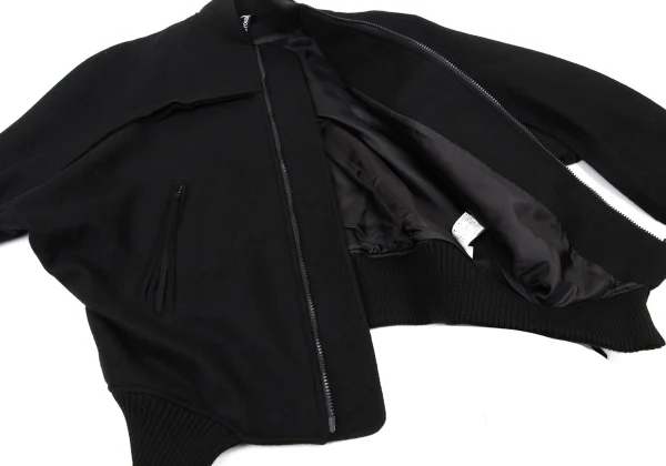 Ground Y Melton Wool Inside-Out Zip Blouson K-174250_011