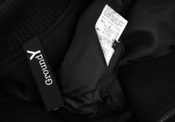 Ground Y Melton Wool Inside-Out Zip Blouson K-174250_016