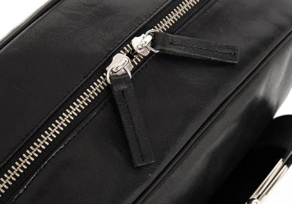 Yohji Yamamoto NOIR Cow Leather Clasp Docking Handbag K-174251_013