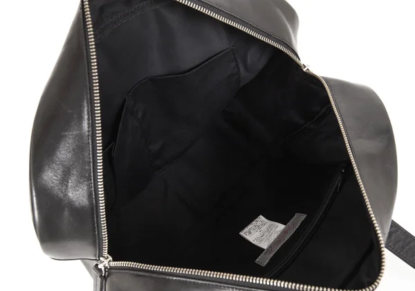 Yohji Yamamoto NOIR Cow Leather Clasp Docking Handbag K-174251_014
