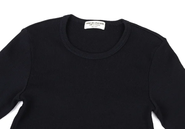 robe de chambre COMME des GARCONS Wool Rib Knit Top K-174255_003