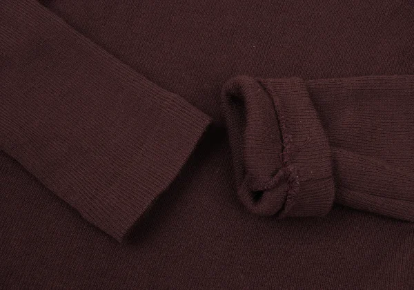 robe de chambre COMME des GARCONS Turtle Neck Wool Rib Knit Top K-174256_007
