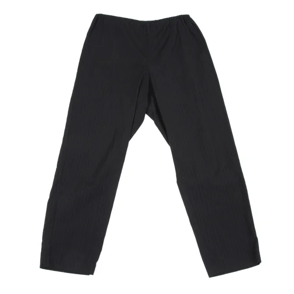 robe de chambre COMME des GARCONS Wool Nylon Stretch Stripe Pants Black M K-174258_001